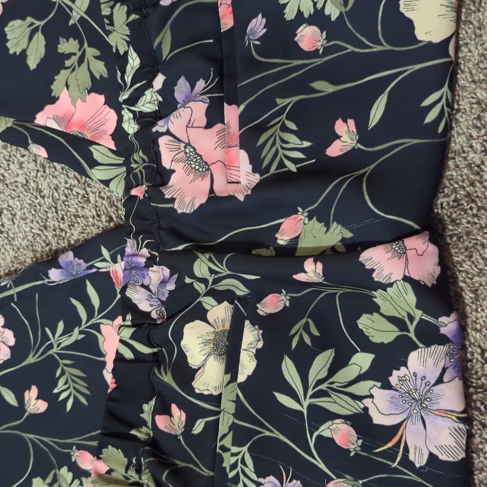 Express Cropped Culottes Mid Rise - Picture 4 of 4
